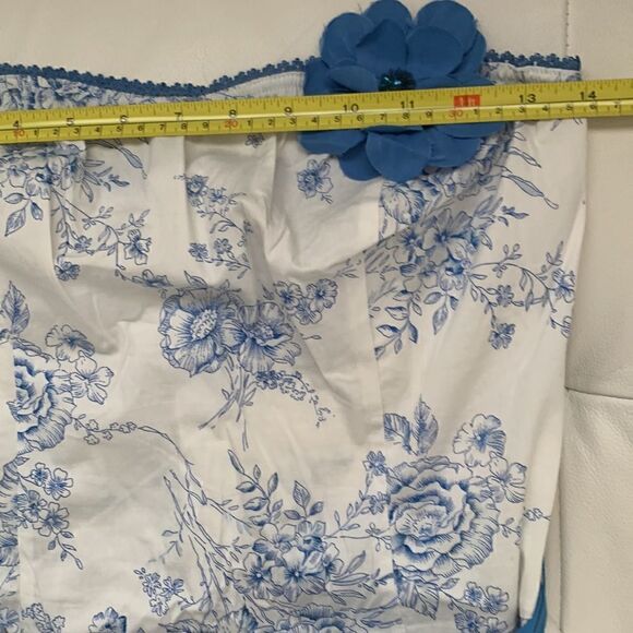 Ruby Rox Strapless Floral Dress Size 9 - Picture 3 of 10